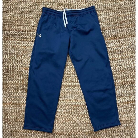UA Under Armour Fleece Line Sweatpants (2XL) Blue - Picture 1 of 8